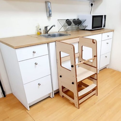 Adjustable Learning Tower in Maple