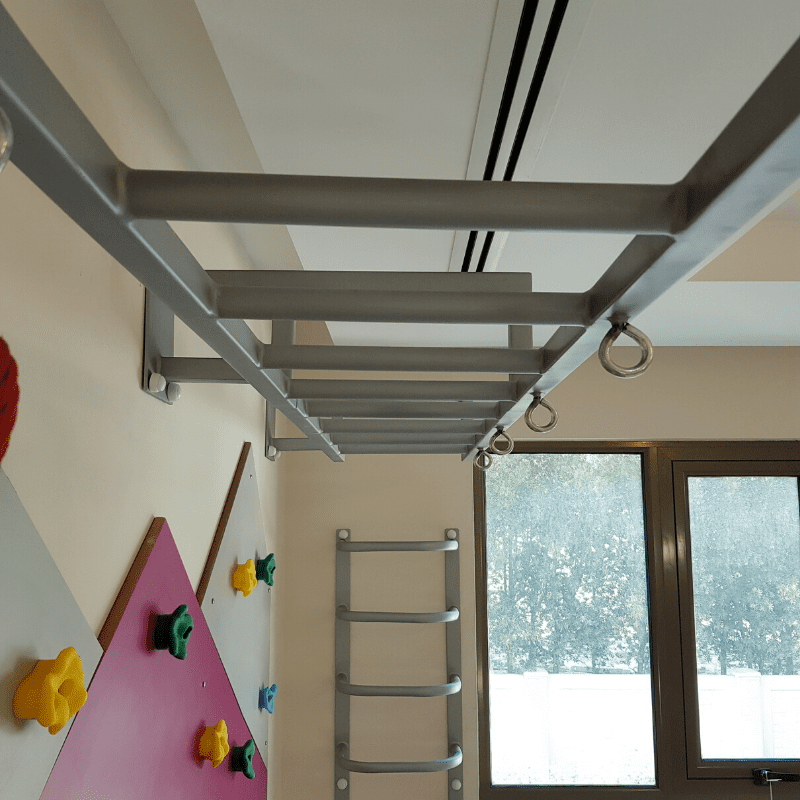 Climbing Wall with Monkey Bars, Climbing Ladder & Roper Ladder