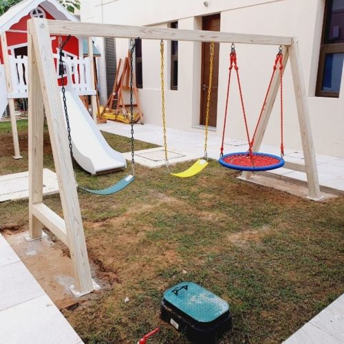 Triple Swing Set