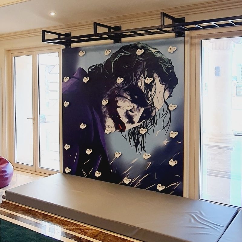 Climbing Wall With Vinyl Sticker 3