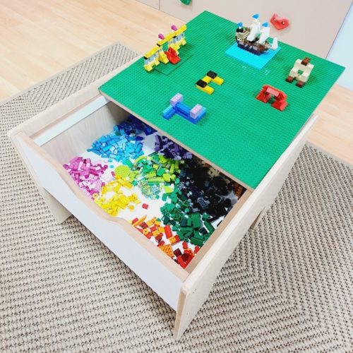 Small Building Blocks Table and Storage