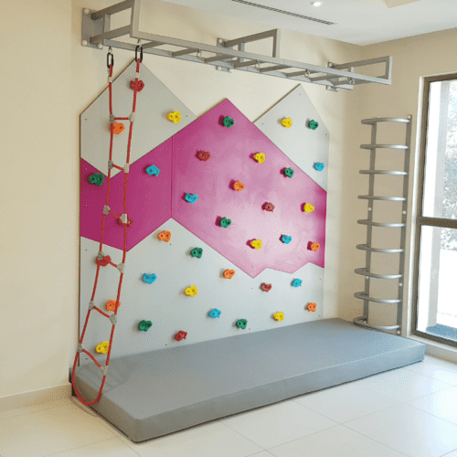 Climbing Wall with Monkey Bars, Climbing Ladder & Roper Ladder